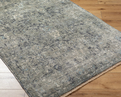 Theodora THO-3011 9' x 12' Handmade Faux Silk Area Rug