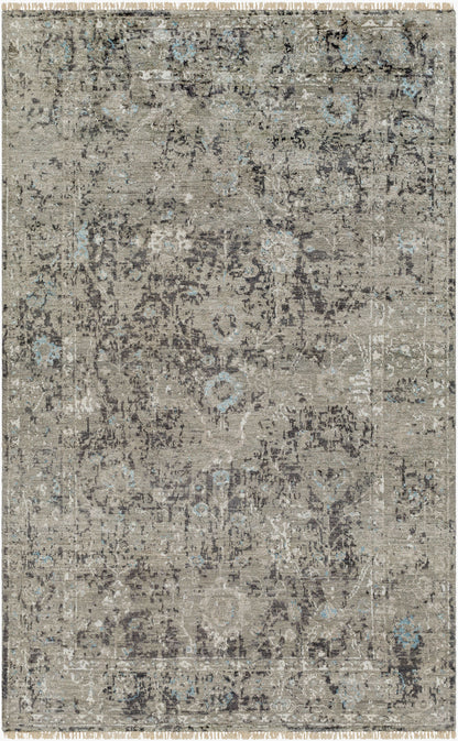 Theodora THO-3011 9' x 12' Handmade Faux Silk Area Rug
