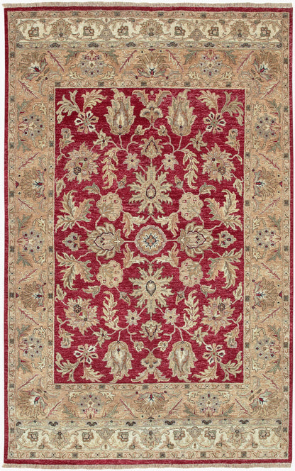 Timeless TIM-7901 5' x 9' Handmade Wool Area Rug