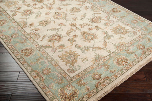 Alfombra de lana hecha a mano Timeless TIM-7913 de 1,52 m x 2,74 m