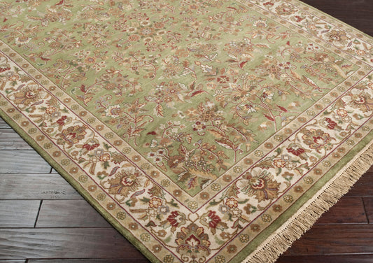Taj Mahal TJ-101 8ft Square Handmade Wool Area Rug