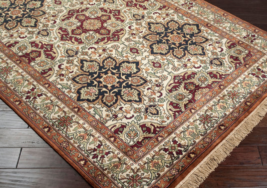 Taj Mahal TJ-11 8ft Square Handmade Wool Area Rug