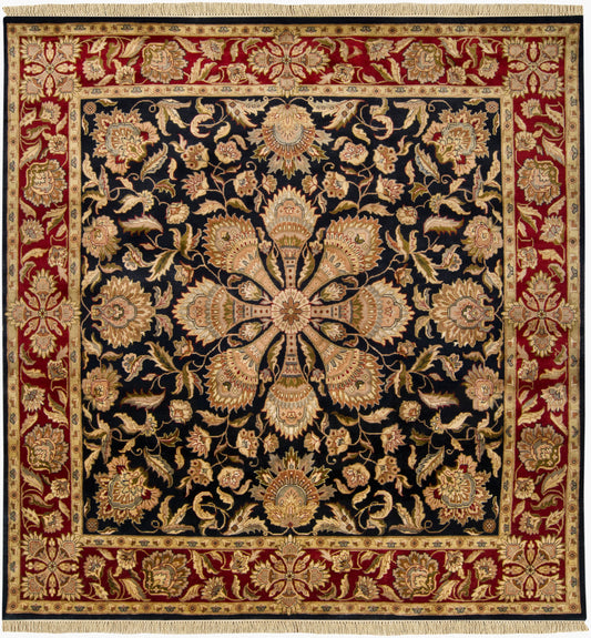 Taj Mahal TJ-1187 8ft Square Handmade Wool Area Rug