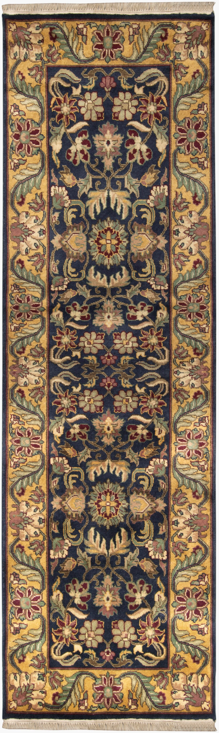 Taj Mahal TJ-309 8ft Runner Handmade Wool Runner Rug