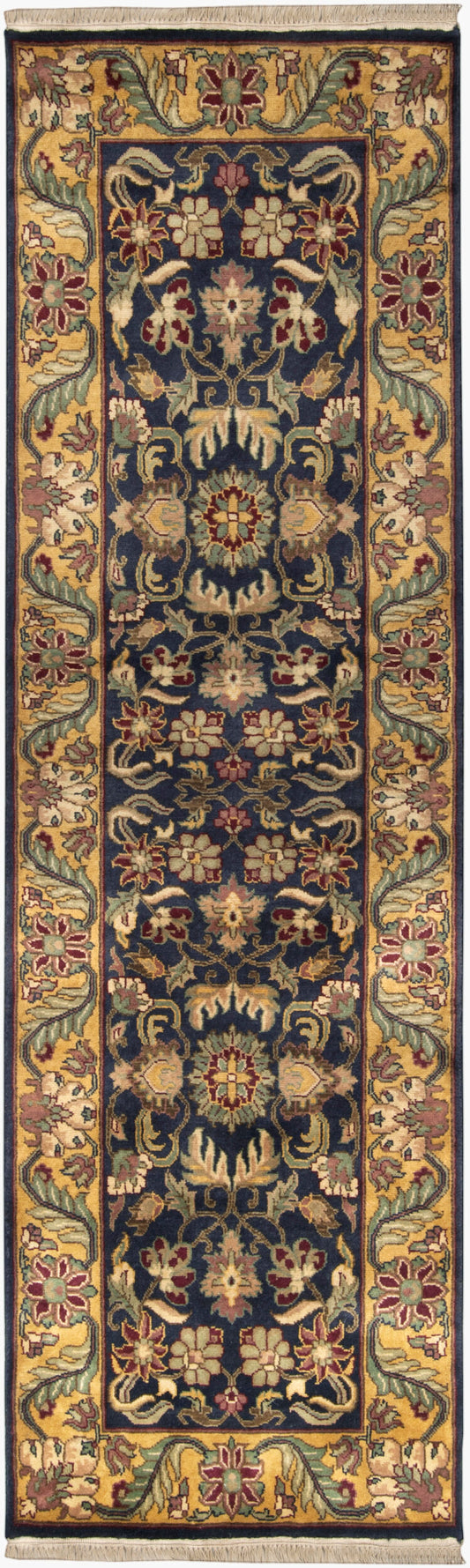 Taj Mahal TJ-309 8ft Runner Handmade Wool Runner Rug
