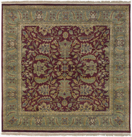 Taj Mahal TJ-41 8ft Square Handmade Wool Area Rug
