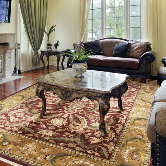Taj Mahal TJ-59 8ft Square Handmade Wool Area Rug