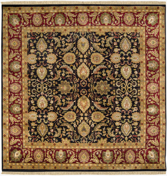 Taj Mahal TJ-6576 8ft Square Handmade Wool Area Rug
