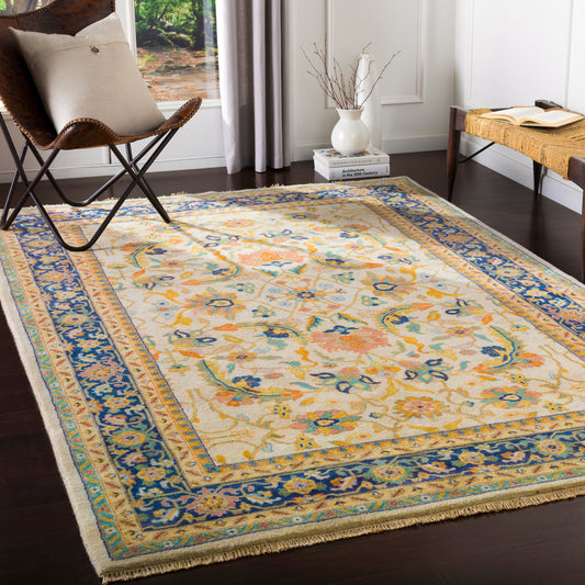 Taj Mahal TJ-6600 2' x 3' Handmade Wool Accent Rug