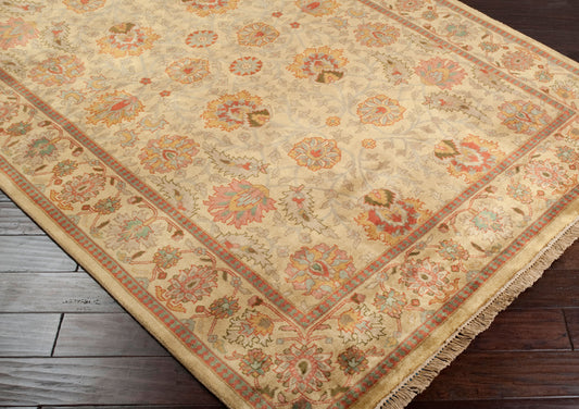 Taj Mahal TJ-826 8ft Square Handmade Wool Area Rug