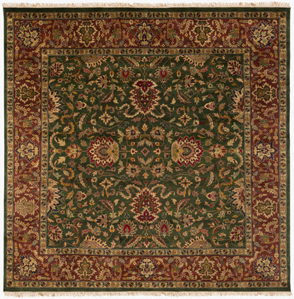 Taj Mahal TJ-837 8ft Square Handmade Wool Area Rug