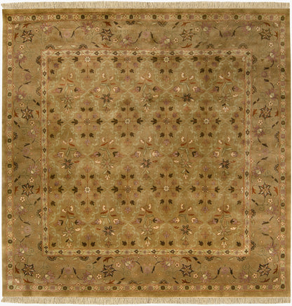 Taj Mahal TJ-909 8ft Square Handmade Wool Area Rug