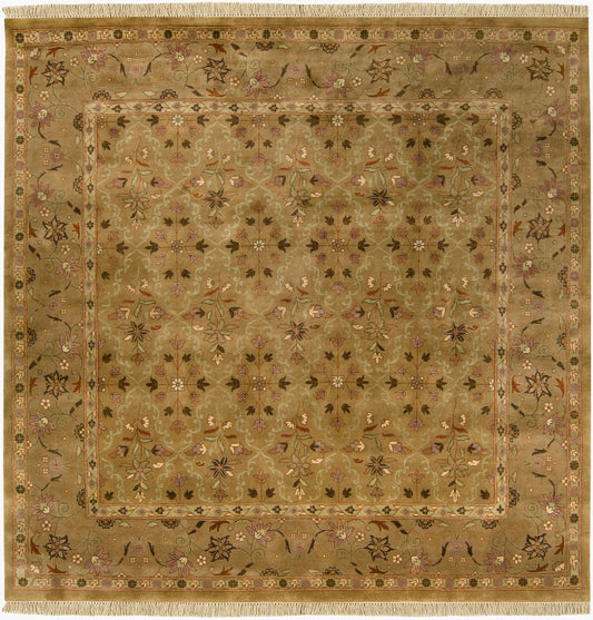 Taj Mahal TJ-909 8ft Square Handmade Wool Area Rug