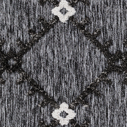 Alfombra Toledo TLD-2304 de 1,52 m x 2,13 m, tejida a máquina, para interior y exterior