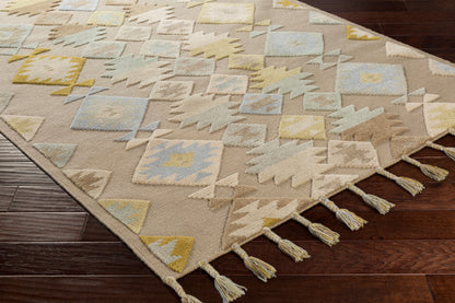 Tallo TLL-3000 2' x 3' Handmade Wool Accent Rug