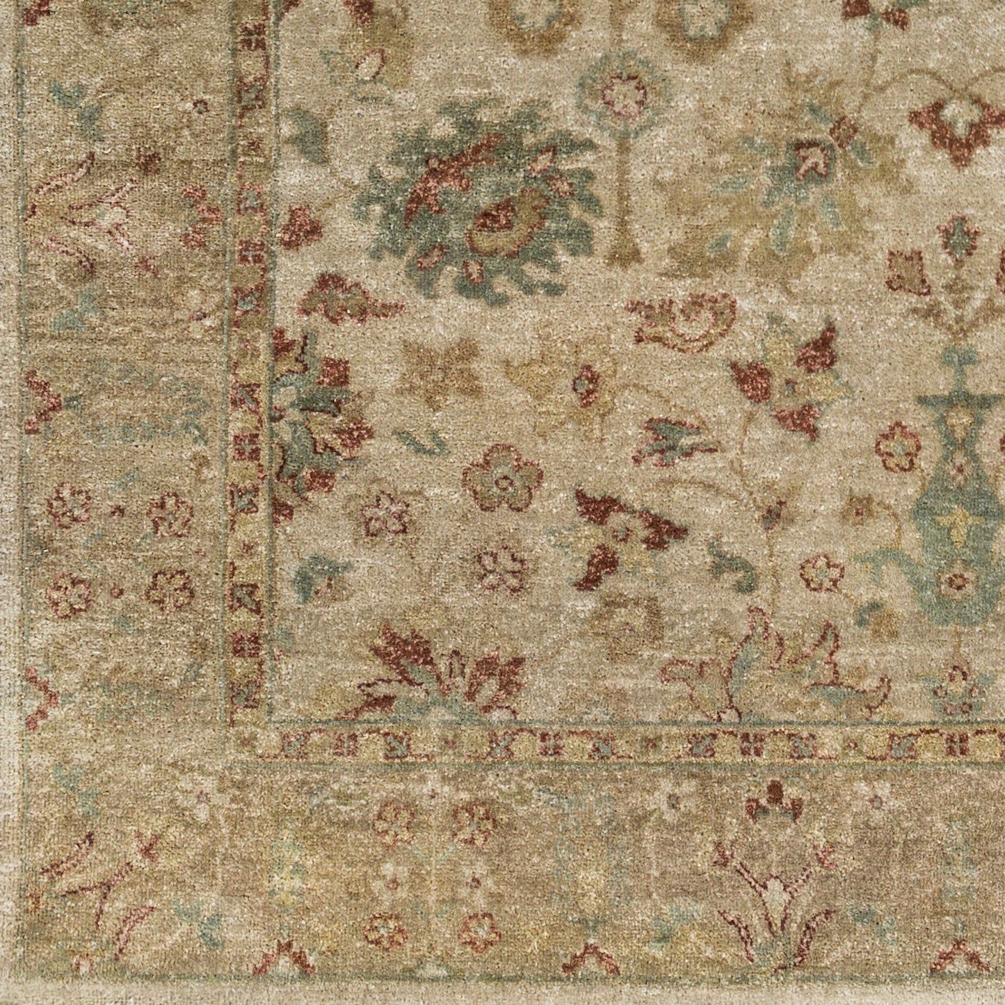 Alfombra decorativa de lana hecha a mano Temptress TMS-3001 de 2' x 3'