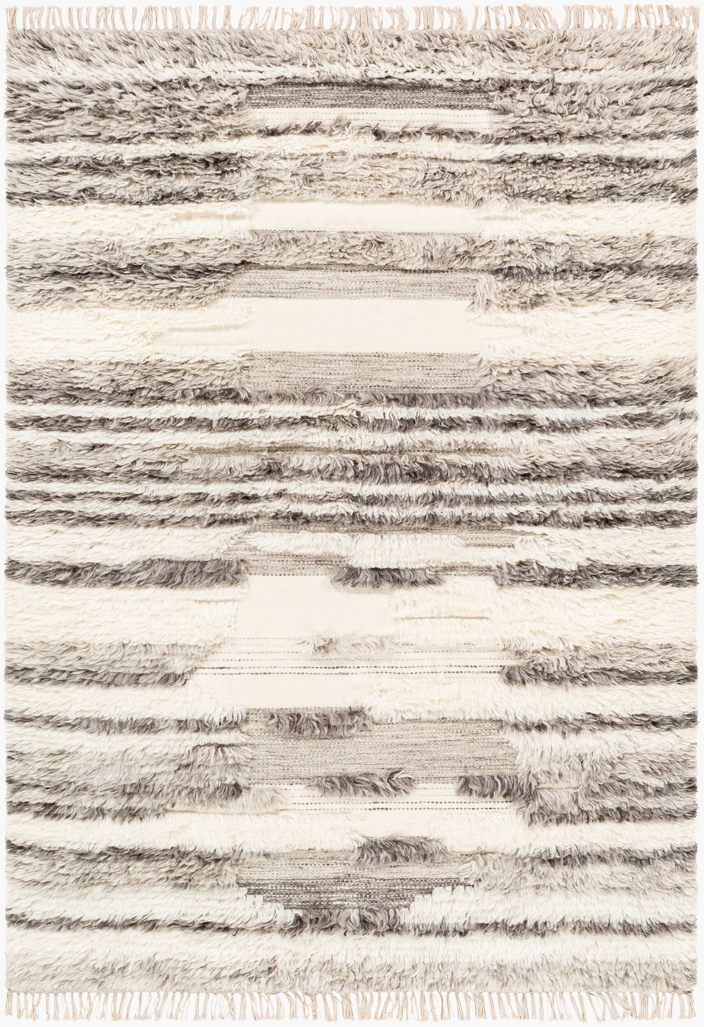 Alfombra de lana hecha a mano Tulum TMU-2301 de 1,52 m x 2,13 m