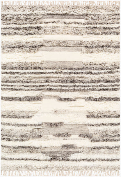 Alfombra de lana hecha a mano Tulum TMU-2301 de 1,52 m x 2,13 m