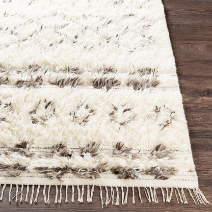 Alfombra decorativa de lana hecha a mano Tulum TMU-2303 de 2' x 3'