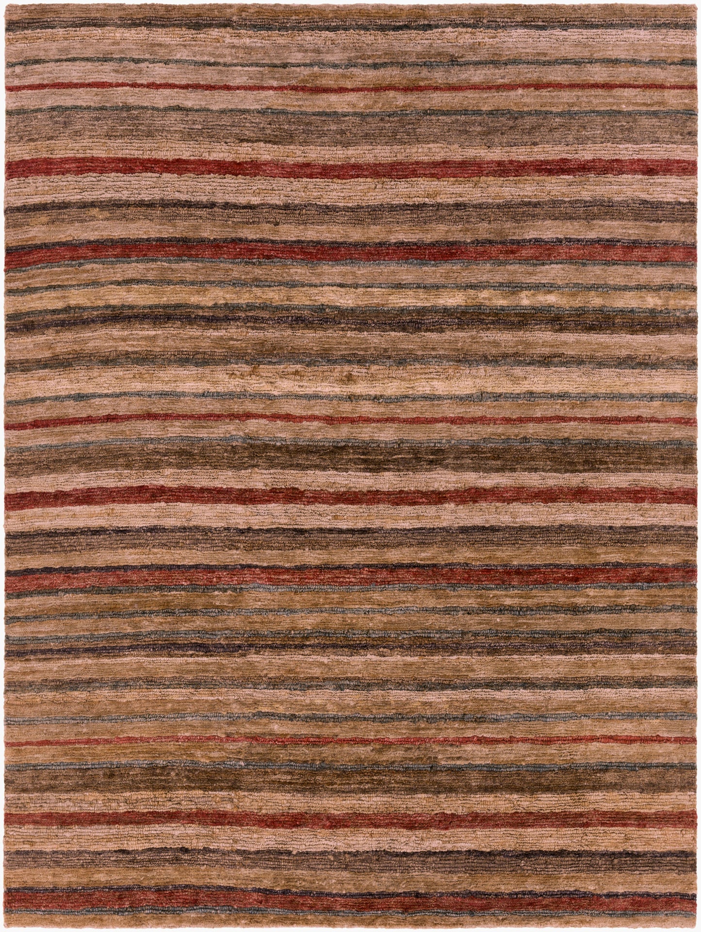Alfombra de yute hecha a mano Trinidad TND-1120 de 8' x 11'