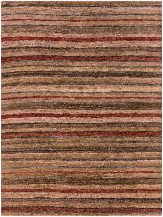 Alfombra de yute hecha a mano Trinidad TND-1120 de 8' x 11'