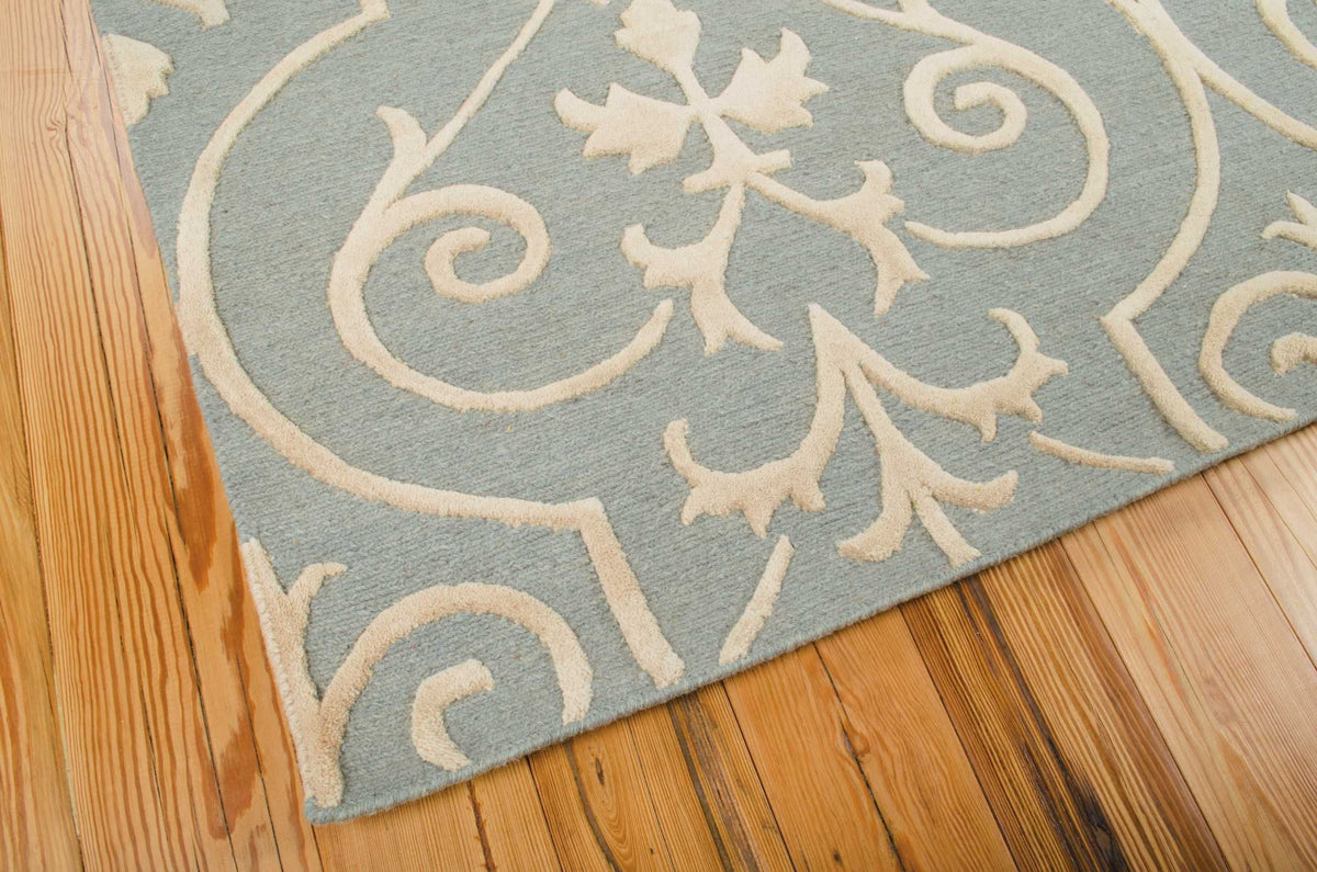 Ambrose AMB02 Blue Hand Woven Rug