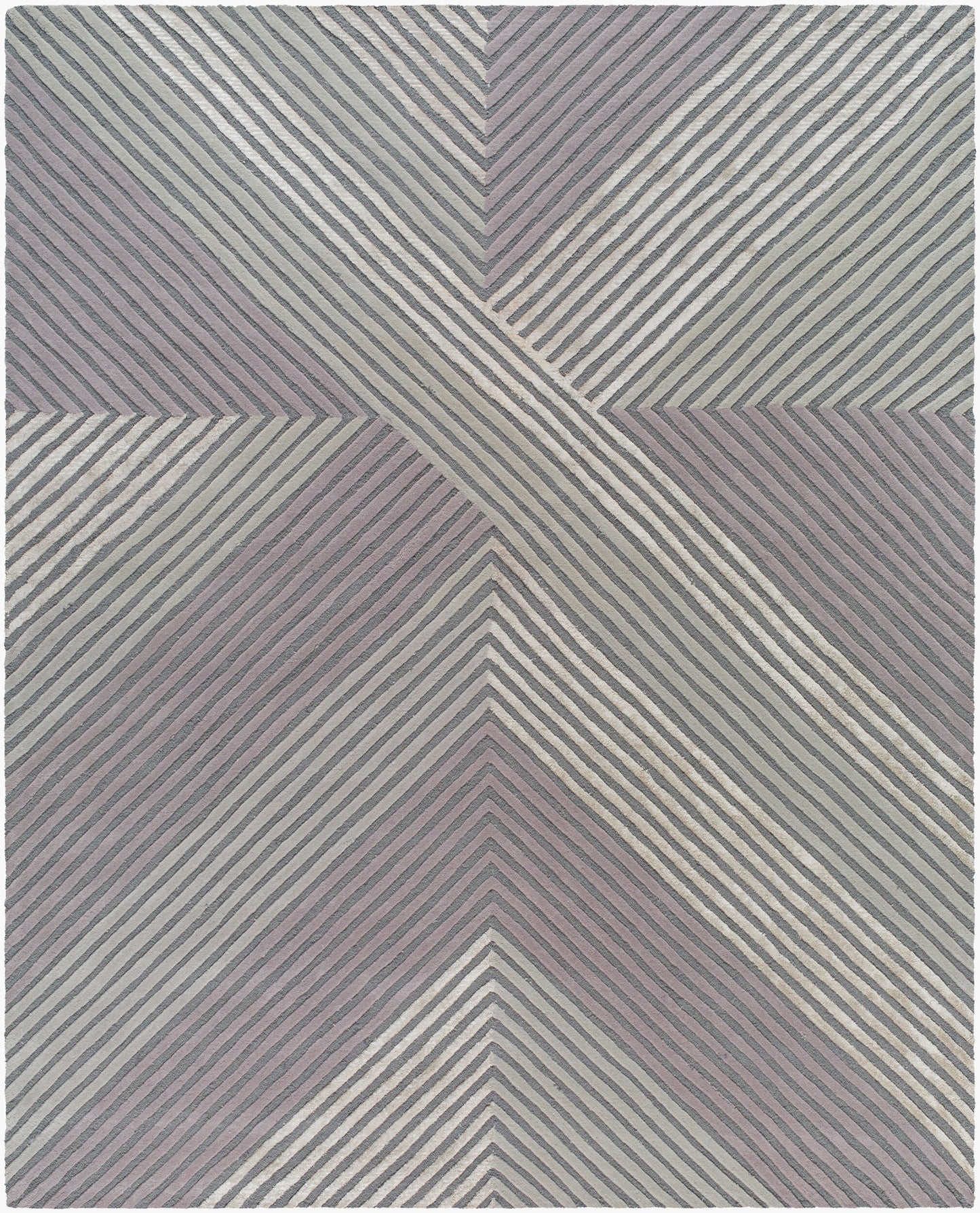 Tallin TNL-2304 Alfombra de área hecha a mano de 8' x 10'