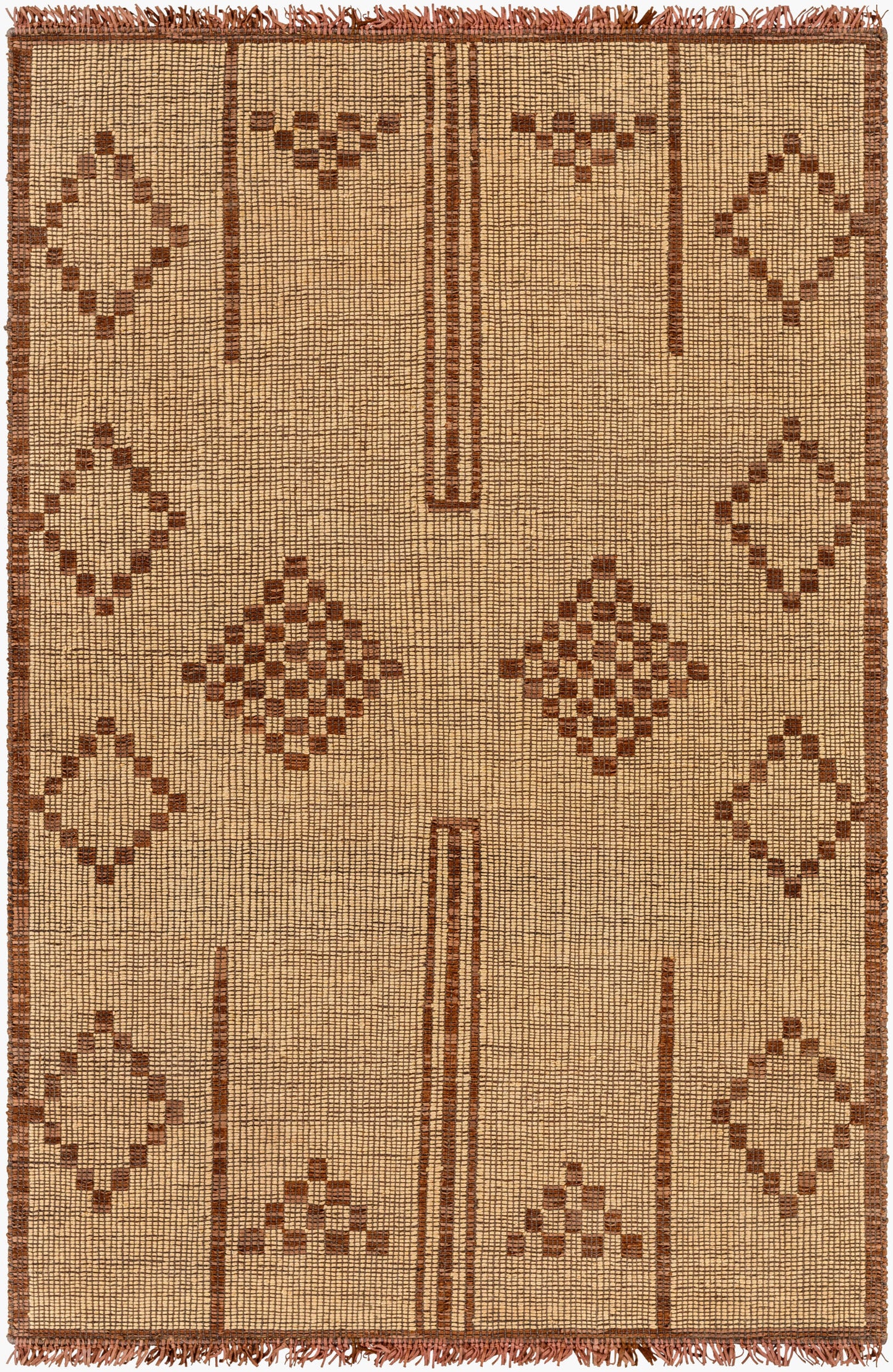 Alfombra decorativa Touareg TOG-2302 de 2' x 3' hecha a mano