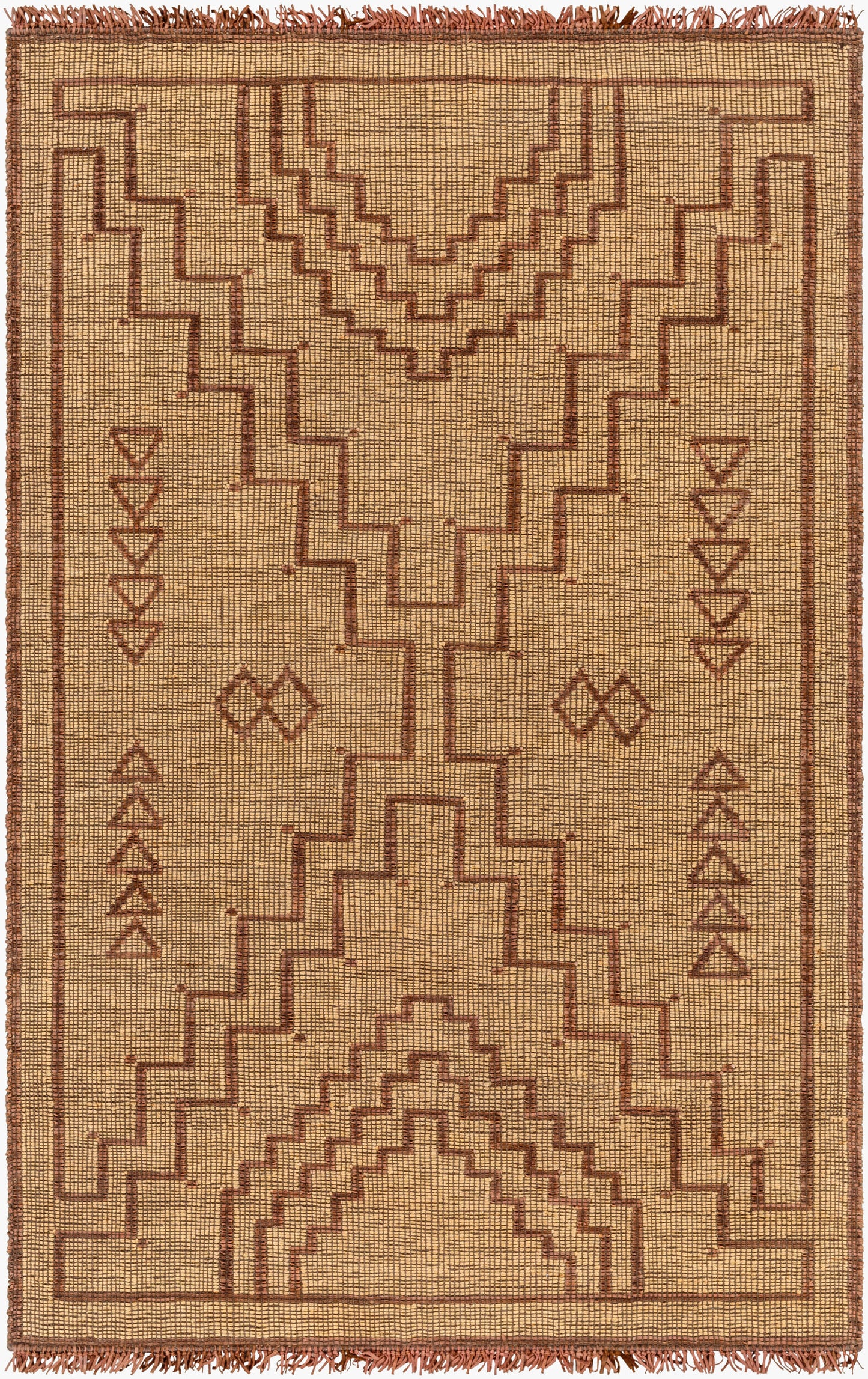 Alfombra Touareg TOG-2303 de 1,52 m x 2,13 m, hecha a mano