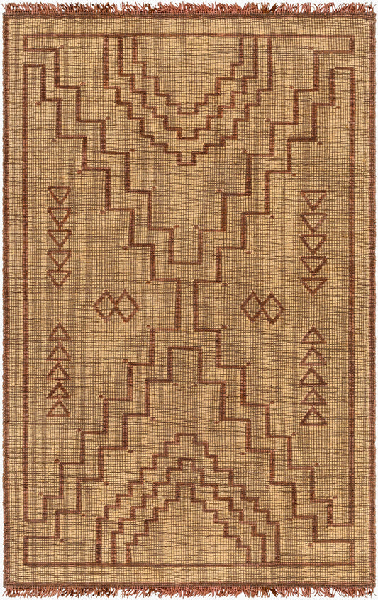 Alfombra Touareg TOG-2303 de 1,52 m x 2,13 m, hecha a mano