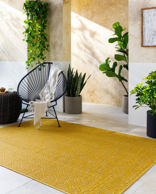Terrace TRC-2301 9' x 12' Machine Woven Indoor/Outdoor Area Rug