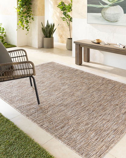Terrace TRC-2304 5' x 7' Machine Woven Indoor/Outdoor Area Rug