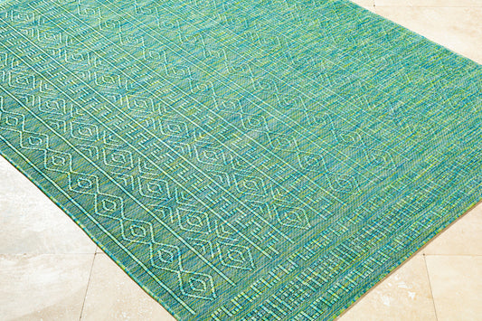 Terrace TRC-2307 9' x 12' Machine Woven Indoor/Outdoor Area Rug