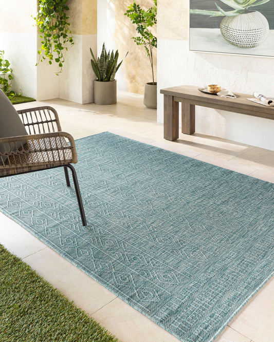 Terrace TRC-2308 9' x 12' Machine Woven Indoor/Outdoor Area Rug