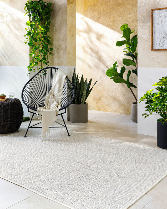 Terrace TRC-2310 2' x 3' Machine Woven Indoor/Outdoor Accent Rug