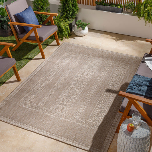 Tuareg TRG-2300 9' x 12' Machine Woven Indoor/Outdoor Area Rug