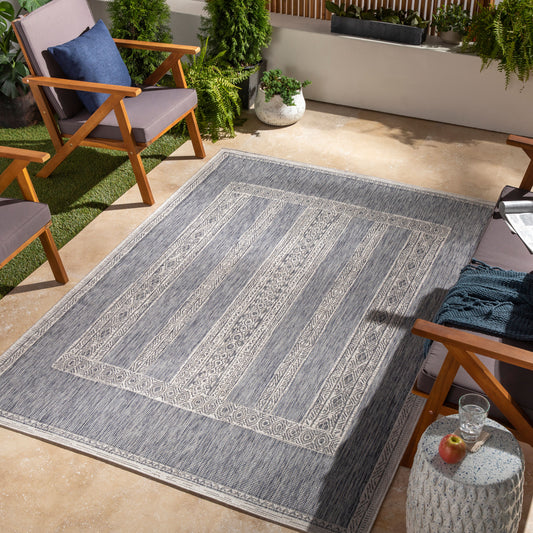 Tuareg TRG-2301 6' x 9' Machine Woven Indoor/Outdoor Area Rug