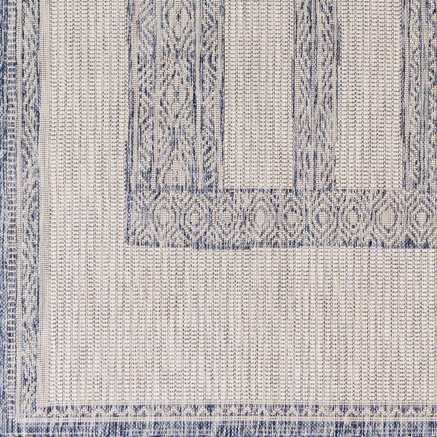 Alfombra Tuareg TRG-2302 de 1,83 m x 2,74 m, tejida a máquina, para interior y exterior