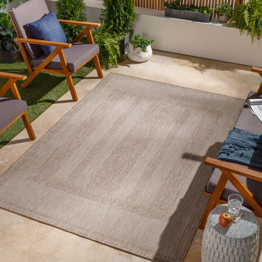 Tuareg TRG-2303 6' x 9' Machine Woven Indoor/Outdoor Area Rug