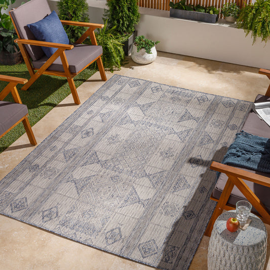Tuareg TRG-2306 5' x 7' Machine Woven Indoor/Outdoor Area Rug