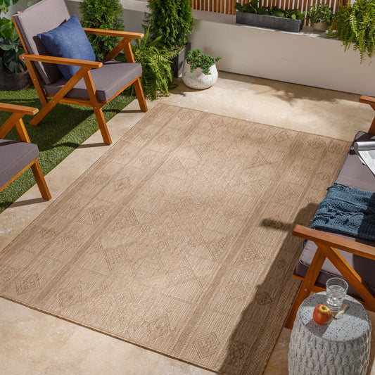 Tuareg TRG-2307 6' x 9' Machine Woven Indoor/Outdoor Area Rug