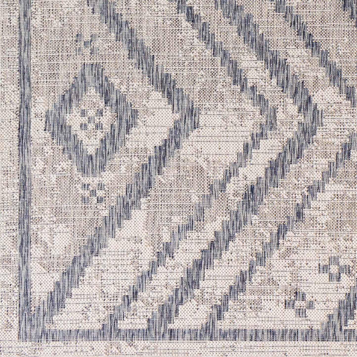 Alfombra Tuareg TRG-2312 de 1,83 m x 2,74 m, tejida a máquina, para interior y exterior