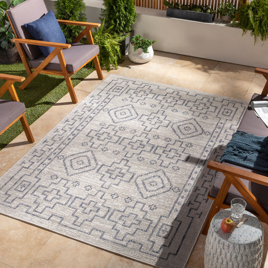 Tuareg TRG-2316 6' x 9' Machine Woven Indoor/Outdoor Area Rug
