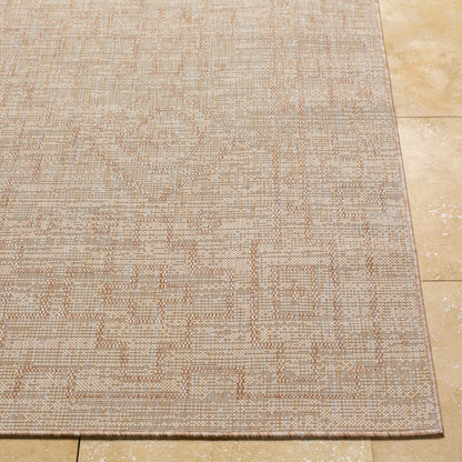 Alfombra Tuareg TRG-2317 de 1,52 m x 2,13 m, tejida a máquina, para interior y exterior