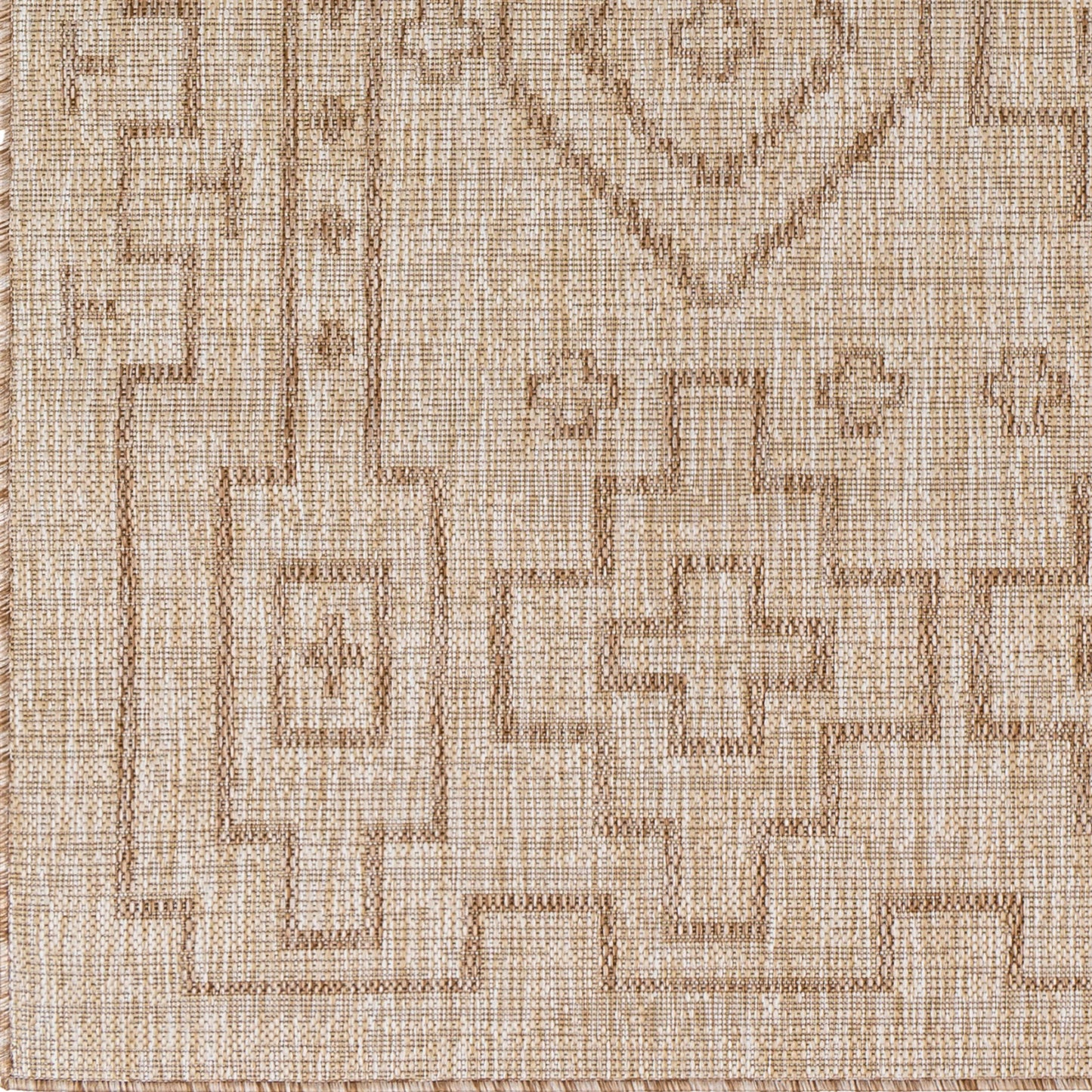 Alfombra Tuareg TRG-2317 de 1,52 m x 2,13 m, tejida a máquina, para interior y exterior