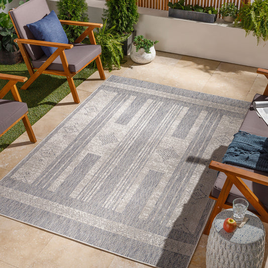 Tuareg TRG-2320 5' x 7' Machine Woven Indoor/Outdoor Area Rug