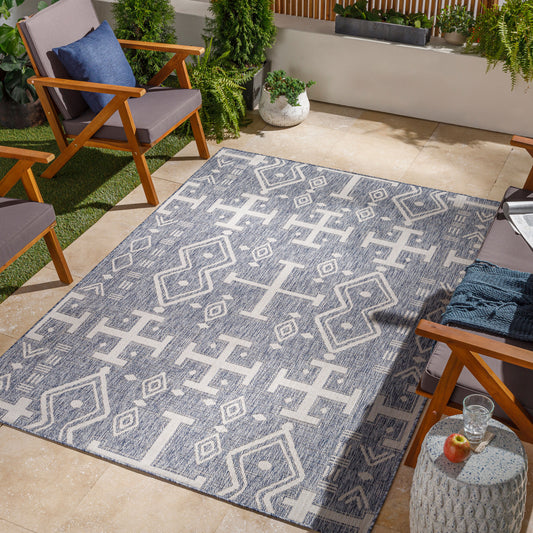 Tuareg TRG-2323 6' x 9' Machine Woven Indoor/Outdoor Area Rug