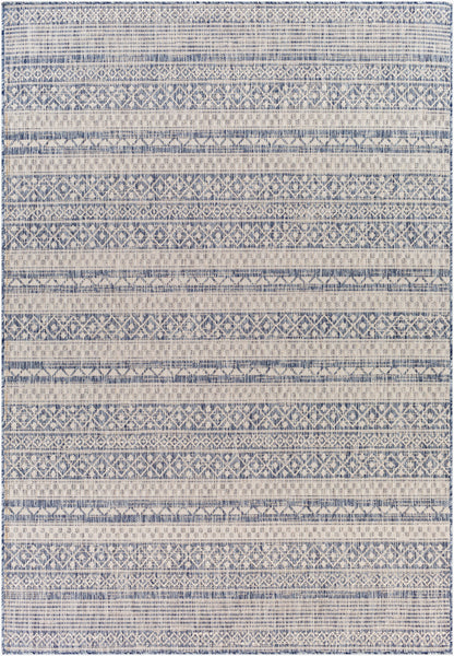 Alfombra Tuareg TRG-2329 de 1,52 m x 2,13 m, tejida a máquina, para interior y exterior
