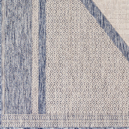 Alfombra Tuareg TRG-2332 de 1,52 m x 2,13 m, tejida a máquina, para interior y exterior