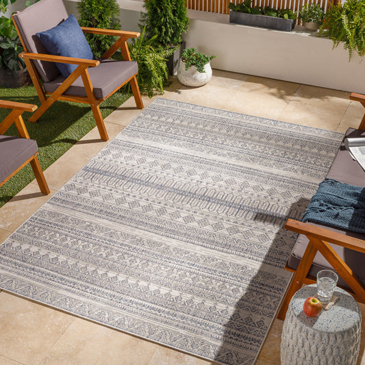 Tuareg TRG-2338 8' x 10' Machine Woven Indoor/Outdoor Area Rug